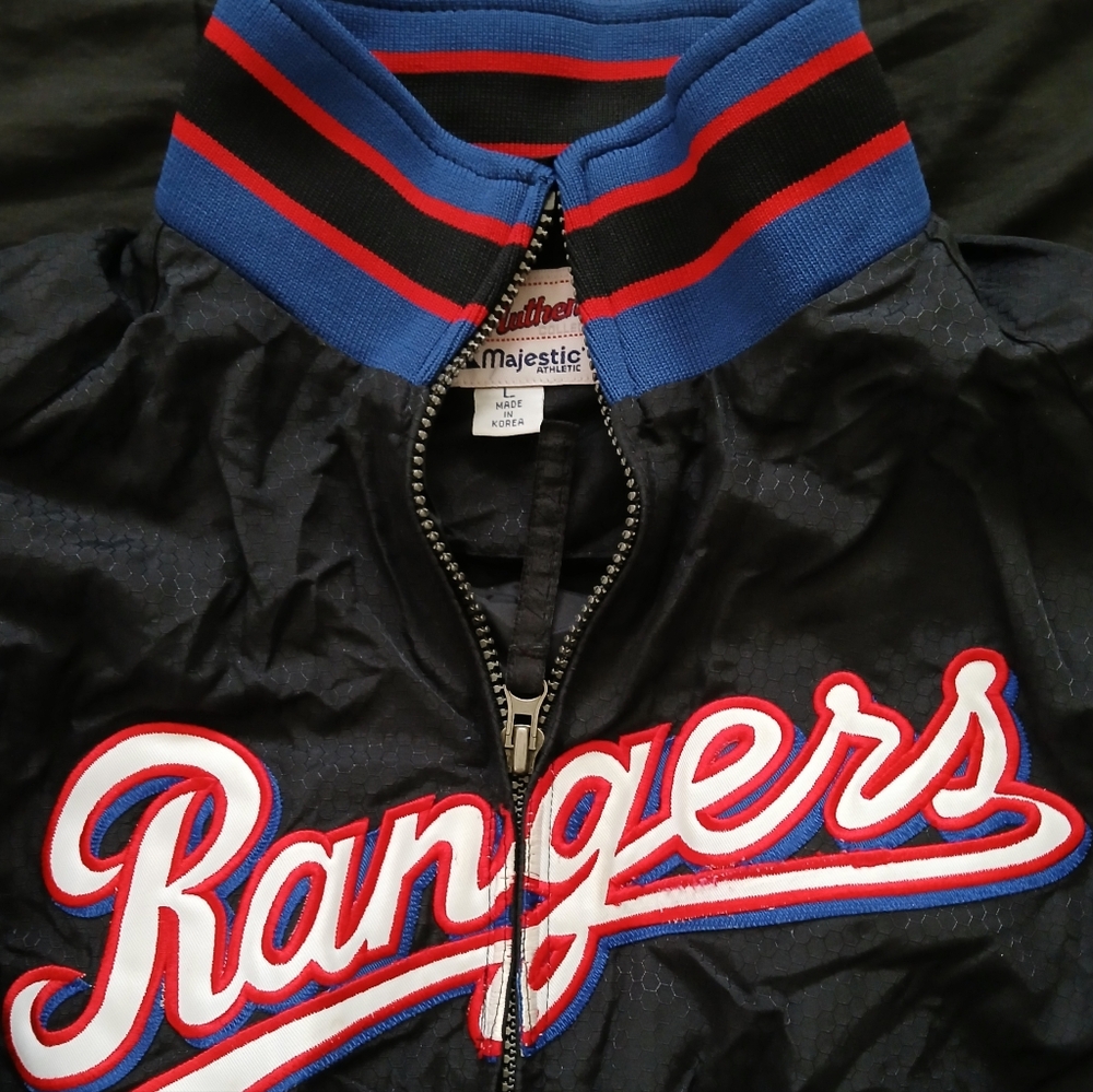 Texas Rangers Dugout Jacket szYL - Picture 2 of 2